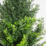 Artificial Cedar Cypress Topiary, 60cm UV Resistant with Metal Stem – Realistic Indoor or Outdoor Plant