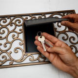 Hidden Key Doormat – Brown