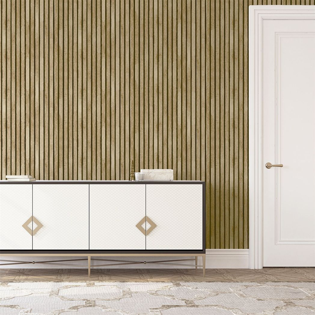Arthouse Wood Slats Photographic Wallpaper – Realistic Natural Wood Effect Paste the Paper Feature Wall