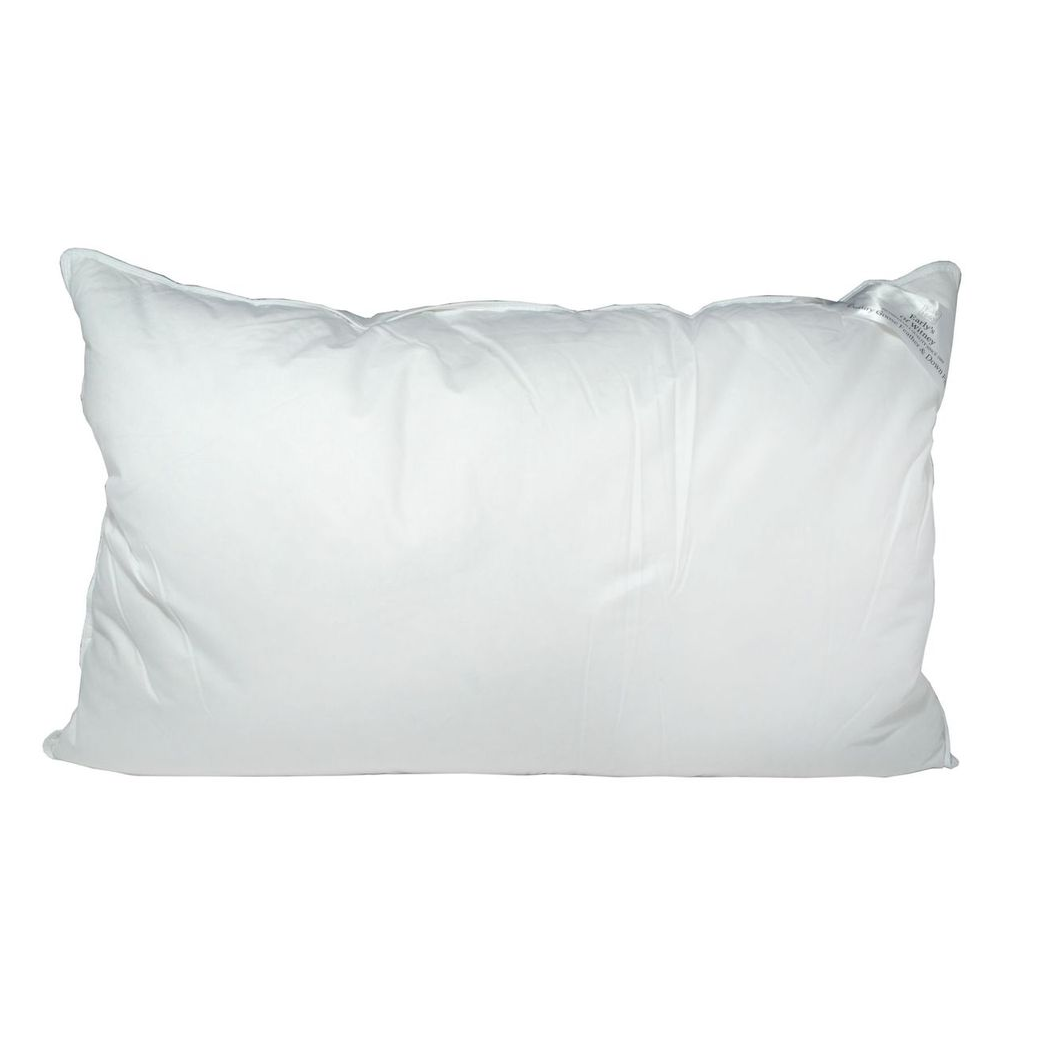 Bellissimo Home Down Surround Pillow with Feather Core – Soft Bedroom Bedding