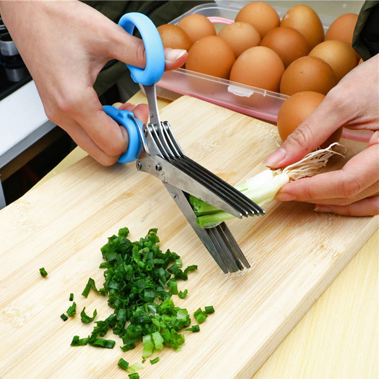 Avilo Shredder Scissors with Five Carbon Steel Blades – Shred Confidential Documents Quickly