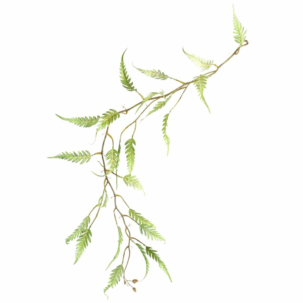 125cm Artificial Trailing Hanging Fern – Realistic Foliage Plant for Home Decor, Green