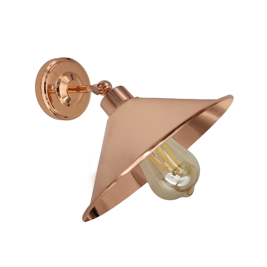 Rose Gold Retro Metal Lamp, E27