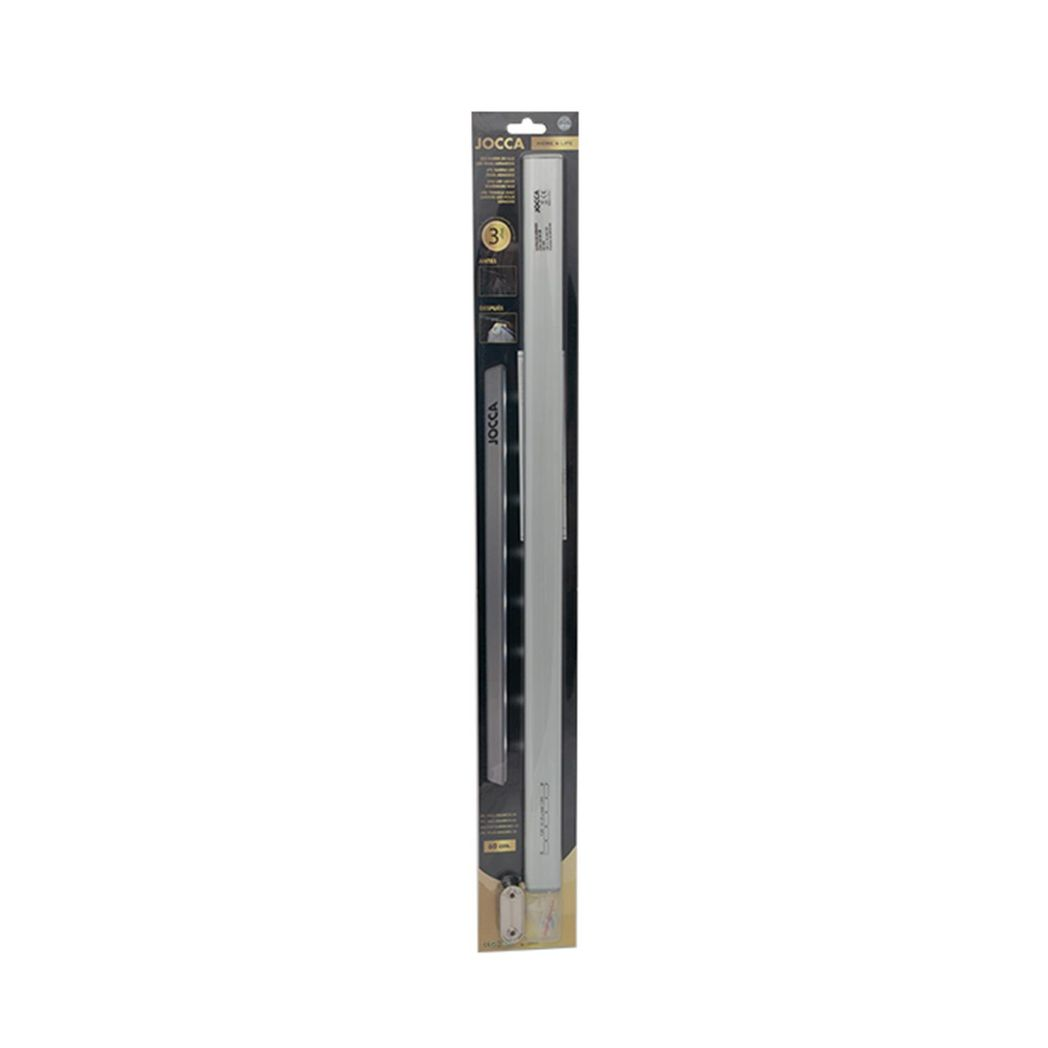 JOCCA 10 LED Wardrobe Light Bar with Motion Sensor – Aluminium Cupboard Lighting, 80cm