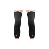 Aquarius Knee Compression Sleeve – Elasticated Knee Support for Gym & Sport, Large, Black