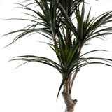 Artificial UV Resistant Yucca Tree, 120cm with 238 Leaves – Outdoor Faux Plant in Weighted Black Pot