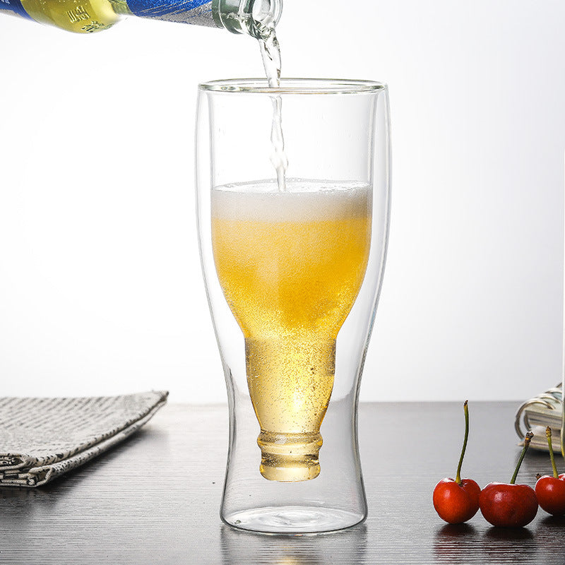 Avilo Hop Side Down Pint Glass – Novelty Beer Glass Gift for Beer Lovers