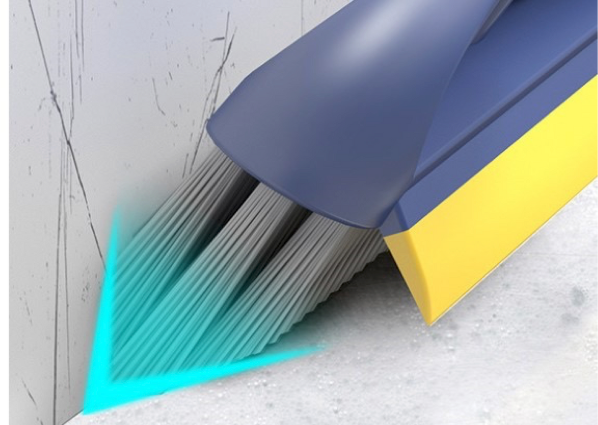Avilo 2 in 1 Corner Brush and Wiper – Angled Design for Awkward Corners