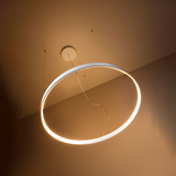 Thoro Lighting Rio Modern LED Chandelier – 50W 3000K Aluminium Pendant Light, White