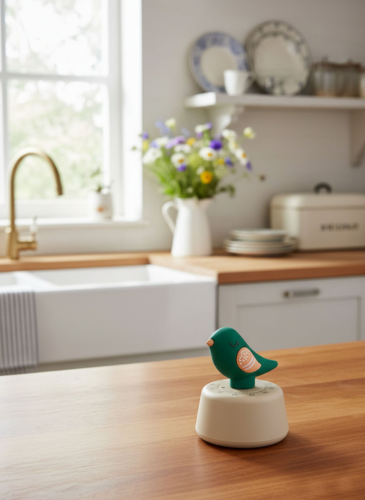 Avilo Bird Design 60-Minute Kitchen Timer – Quirky Scandinavian Pilfink Cooking Timer