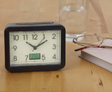 Avilo GID Alarm Clock with Temperature Display, Set of 2 – Large Face, Easy-Read Numbers
