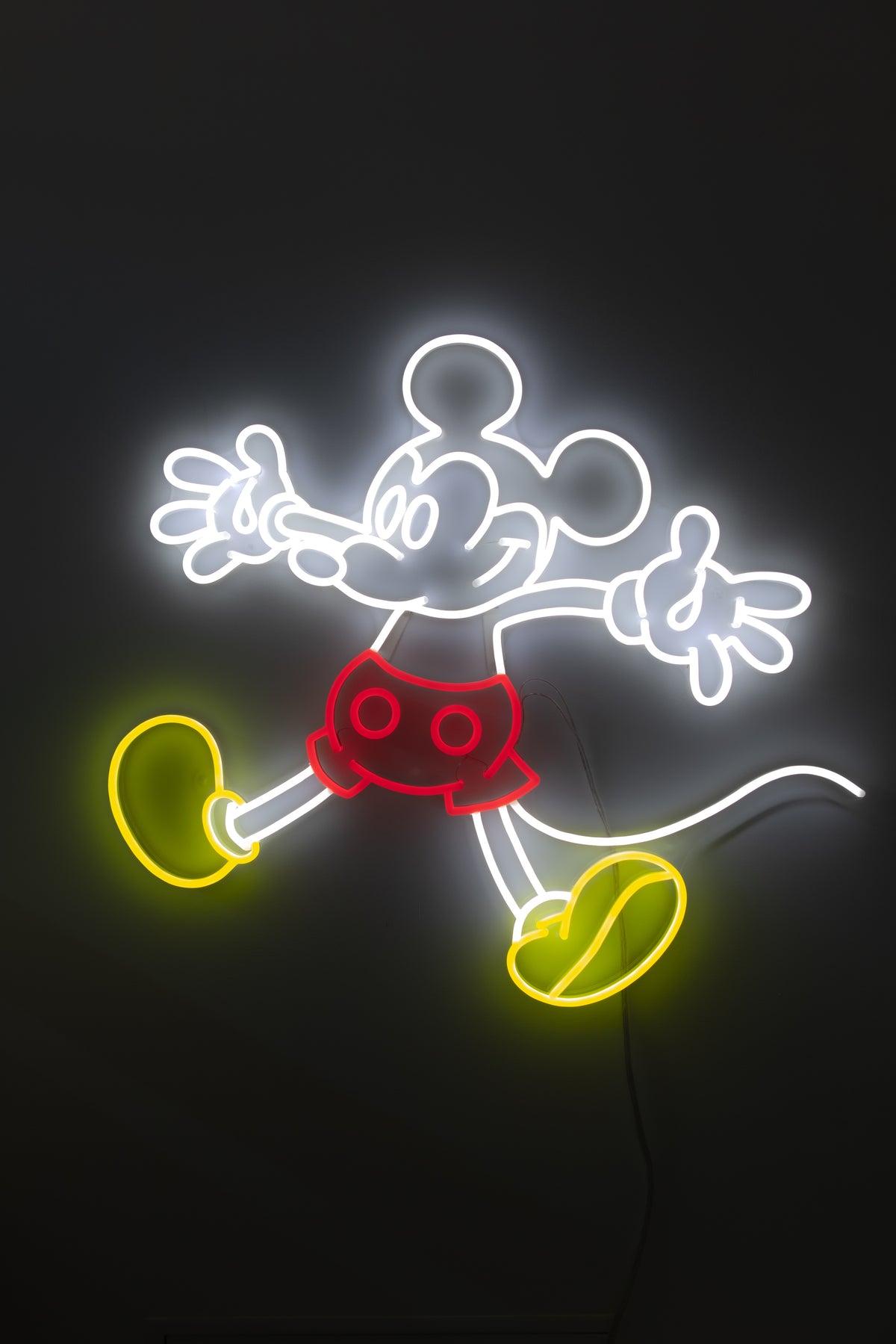 Yellowpop Disney Giant Mickey Silhouette LED Neon Sign – Official Licensed Feature Wall Décor