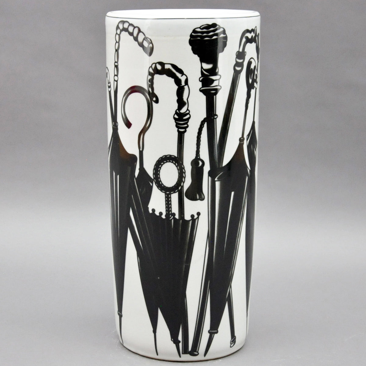 AcaciaHome Ceramic Umbrella Stand – Holder for Canes & Walking Sticks, Entryway Decor