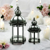 Metal Garden Lanterns, Set of 2 – Weather-Resistant Outdoor Decor for Garden, Patio & Entryway