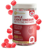 Prowise Apple Cider Vinegar Gummies with The Mother 1000mg – 60 Vegan Gummies with Vitamin B12 & B6