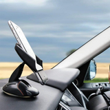 Aquarius Universal Beetle Car Phone Mount with Rotating Clamp – Dashboard & Windscreen Holder, Silicone Suction