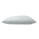 Sarah Jayne Ultrabounce Satin Stripe Hollowfibre Pillow Pair with Cotton Case – Bedding Set of 2
