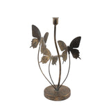 Butterfly Candle Holder 34cm – Gold Metal Art Deco Home Decor, Gift Boxed