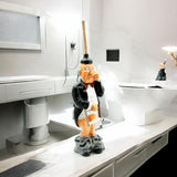 76cm Old Man Toilet Roll Holder – Freestanding Gentleman Tissue Holder for Bedroom or Bathroom