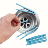Avilo Drain Sticks Pack of 12 – Natural Drain Unblocker for Fat, Grease & Hair