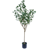 Leaf 150cm Premium Artificial Eucalyptus Tree in Pot – Realistic Wired Stems, Low-Maintenance Indoor Greenery