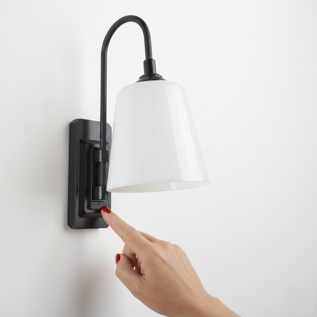 Wall Mounted LED Lamp – Black