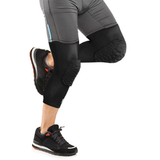 Aquarius Knee Compression Sleeve – Elastic Knee Support for Squats, Lifting and Training, Black, Extra Large
