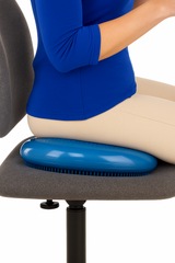 Anti-Fatigue Posture Cushion with Massage Spikes, Inflatable PVC, 33cm – Blue