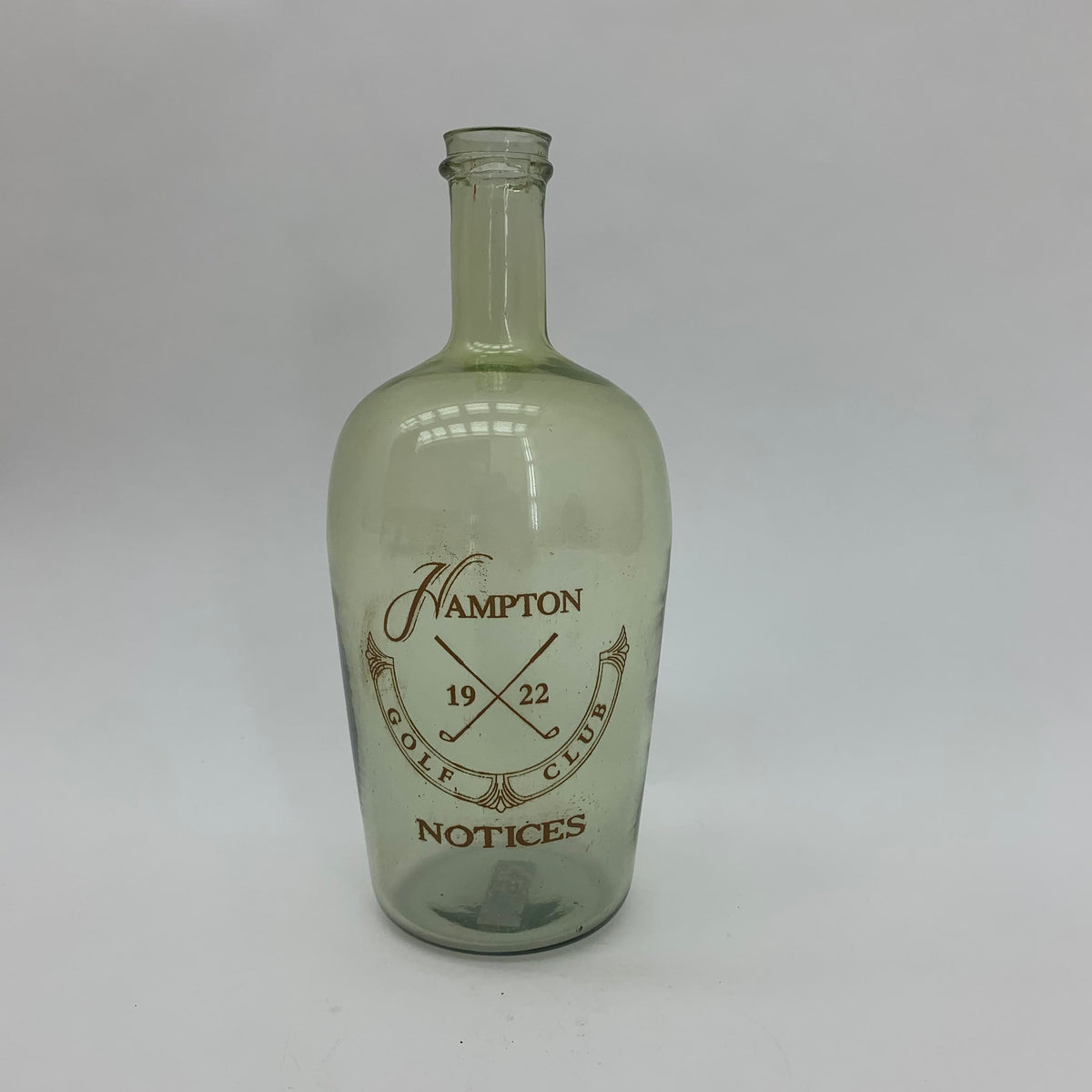 Decorative Clear Glass Bottle Vase