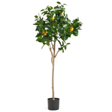 Premium Artificial Lemon Tree, 150cm with Realistic Foliage and Weighted Pot – Faux Plant for Home Display