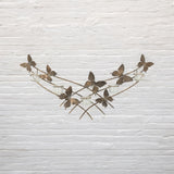 Gold Butterfly Wall-Mounted Candle Holder – Metal Wall Decor, 9cm