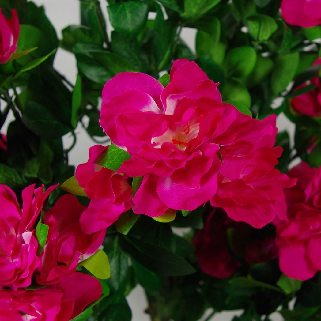 Premium Artificial Azalea Potted Plant, 100cm – Pink Flowers Home Decor