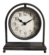 Elegant Silent Sweep Mantel Clock with Easy-to-Read Face – Quiet Tabletop Timepiece for Living Room & Bedroom