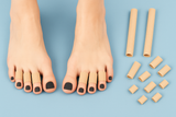 Avilo Reusable Gel Toe Tubes Set of 2 – Soft Cushioning Protection for Corns, Blisters and Calluses