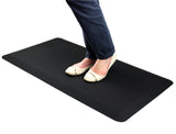 Floortex AFS-TEX 3000 Anti-Fatigue Mat, 50 x 100cm – Anti-Slip, Anti-Microbial Standing Mat, Black