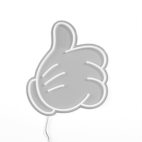 Yellowpop Disney Mickey glove thumbs up LED neon sign