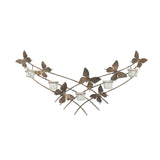 Gold Butterfly Wall-Mounted Candle Holder – Metal Wall Decor, 9cm