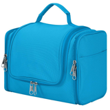Vinsani Hanging Toiletry Bag with Mesh Pockets and Elastic Loops – Travel Wash Bag, Blue