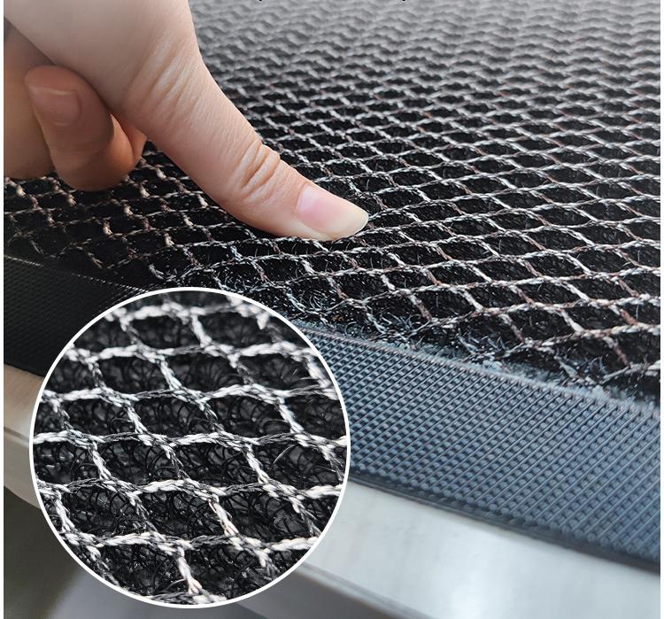 Avilo Large Capacity Dirt Trapper Mat 40 x 60cm with Honeycomb Weave – Heavyweight Nylon, Indoor and Outdoor