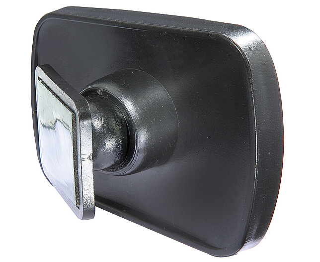 Adjustable Blind Spot Mirrors, Set of 2 – Stick-On Concave Car Mirrors, Black