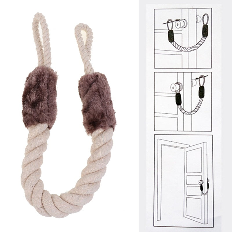 Avilo Door Stop Rope, Set of 2 – Prevents Slamming Doors and Trapped Fingers