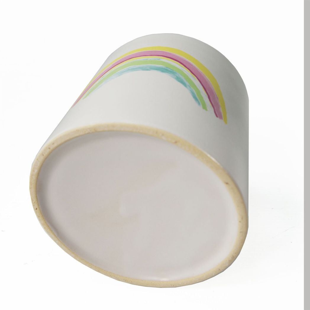 12cm Rainbow Ceramic Planter