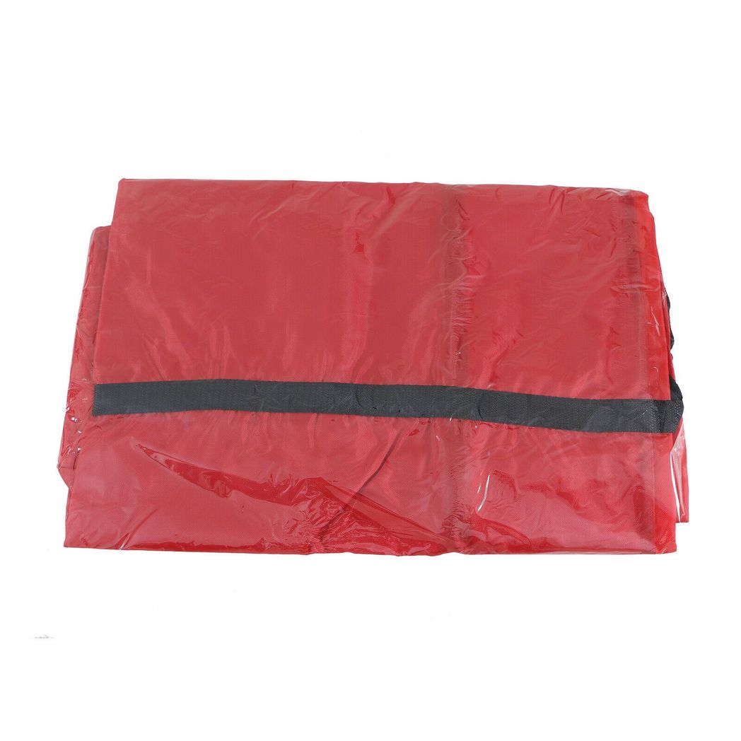 Christmas Tree Storage Bag with Zip, Carry Handles & Foldable Design – Dust Protection for Artificial Trees, Red