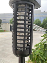 Outdoor Rechargeable Solar Insect Killer Lamp – Solar or USB Charging, Black