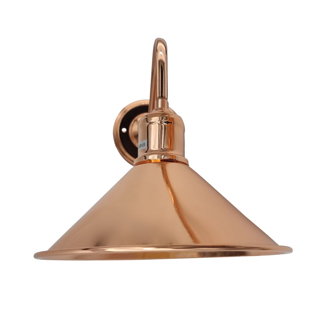 Rose Gold Retro Metal Wall Light, E27