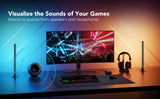 Govee RGBIC Gaming Light Bars – Evangelion-Inspired, Smart Dial Control, 62 Scene Modes & Music Sync