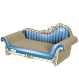 PawHut 2-in-1 Cat Scratcher and Lounge Bed with Catnip, Corrugated Cardboard – Blue