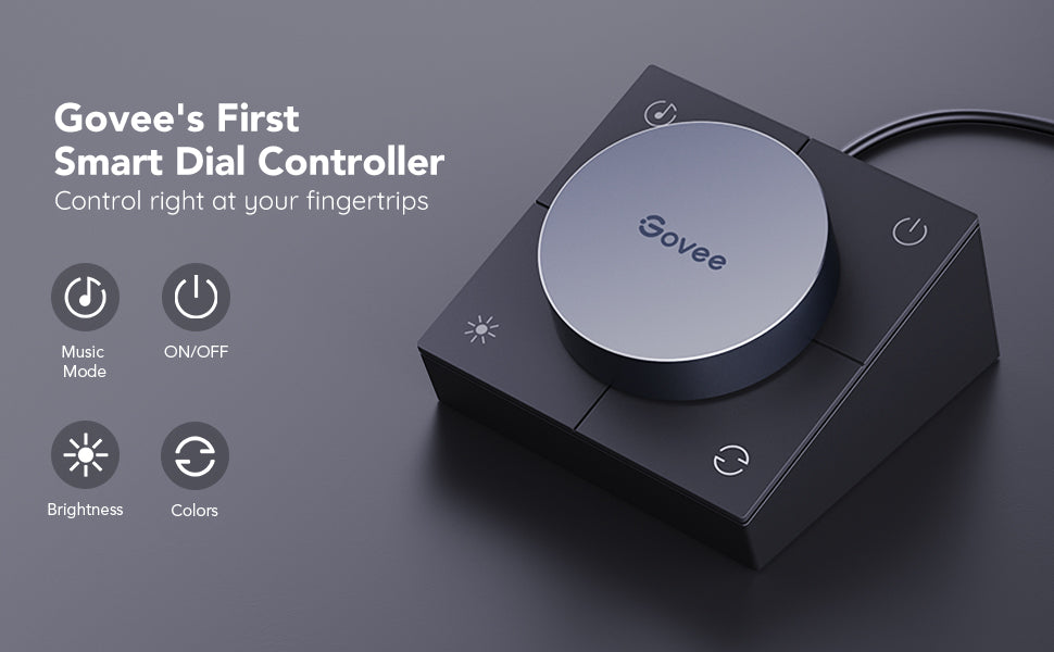 Govee RGBIC Gaming Light Bars – Evangelion-Inspired, Smart Dial Control, 62 Scene Modes & Music Sync