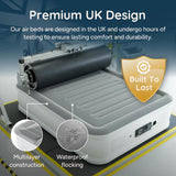 Huddle Never Deflate Air Bed with Dual-Action Pump, Comfort Dial & Nightlight – Double