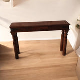 AcaciaHome 120cm Wooden Console Table – Elegant Hallway, Entryway and Living Room Table with Spacious Surface